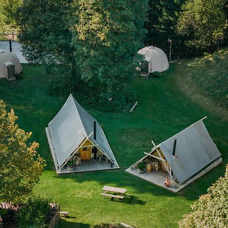 Altipik - Lodges Insolites Mont-Saxonnex Esterno foto