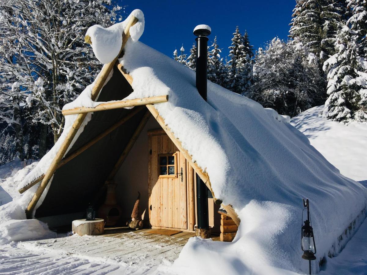 Altipik - Lodges Insolites Mont-Saxonnex Esterno foto
