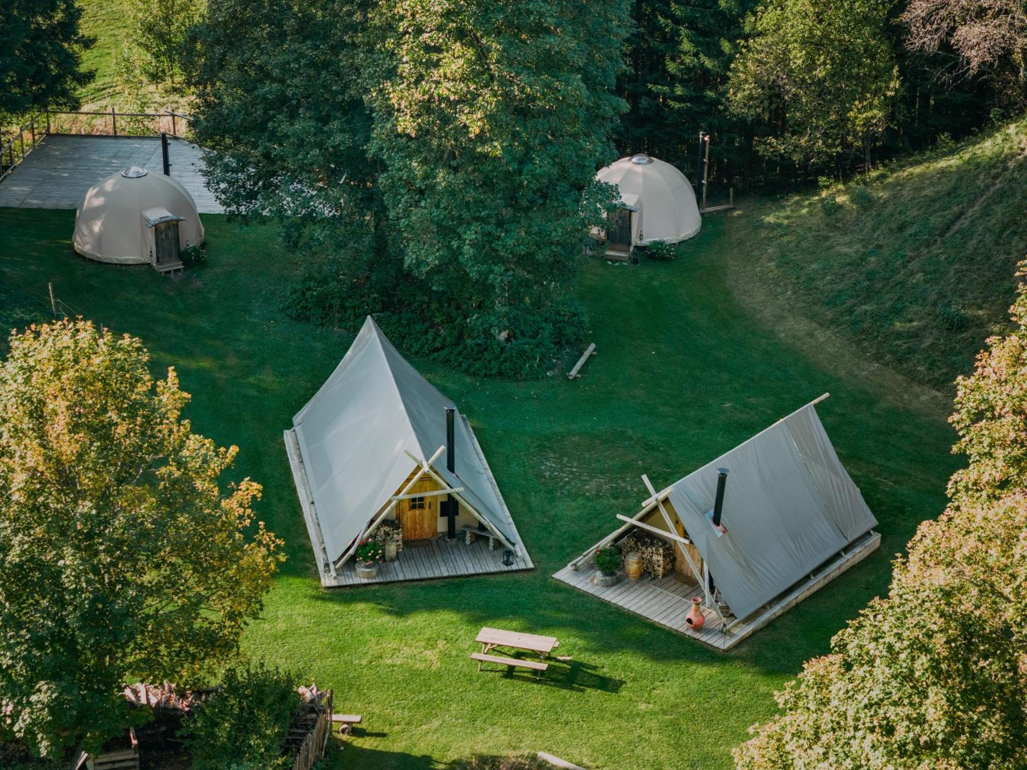 Altipik - Lodges Insolites Mont-Saxonnex Esterno foto