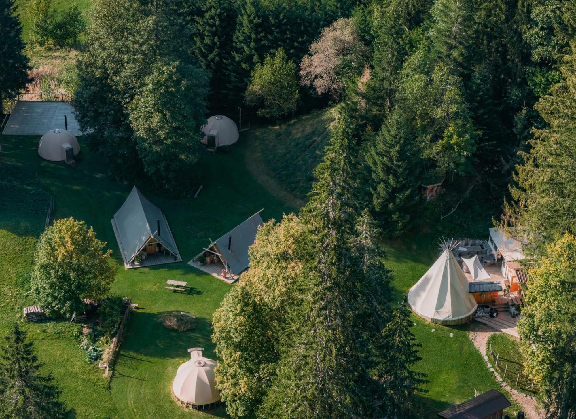 Altipik - Lodges Insolites Mont-Saxonnex Esterno foto