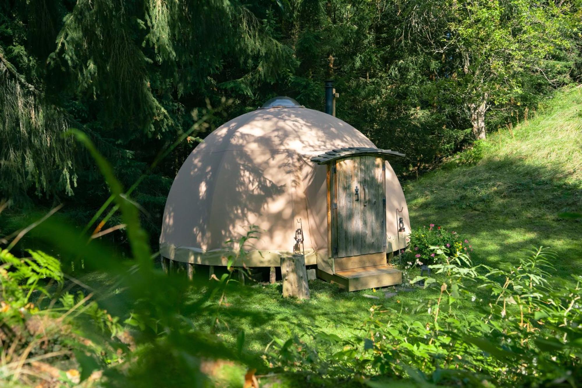 Altipik - Lodges Insolites Mont-Saxonnex Esterno foto